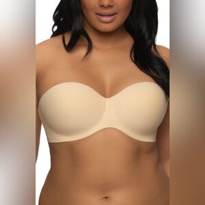 Felina Hint of Skin Underwire Strapless Bra